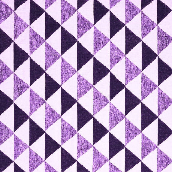 Ahgly Company Indoor Square Abstract Purple Contemporary Area Rugs, 6' Square