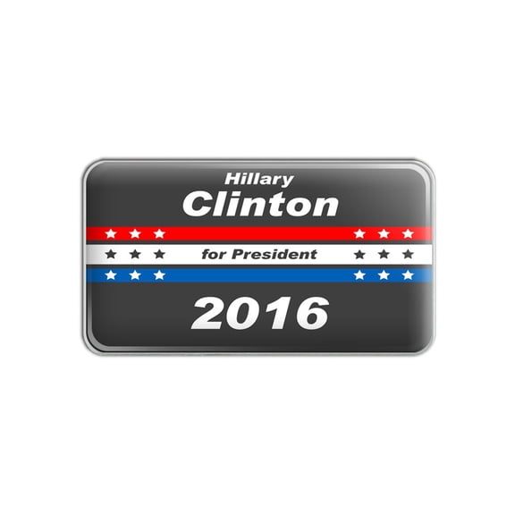 Hillary Clinton Democrat for President 2016 Metal Lapel Hat Pin Tie Tack Pinback