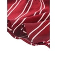 thumbnail image 5 of INSPIRE CHIC Top peplum envolvente con dobladillo asimétrico en la cintura con cuello en V sin mangas para mujerrojo L, 5 of 5