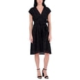 thumbnail image 3 of Kensie womens  Embroidered Midi Dress, 4, Black, 3 of 4