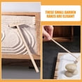 thumbnail image 3 of CTIRCHIU 7 Pcs mini Râteaux à Sable Zen Râteau à Sable avec Matériau Synthétique pour Amateurs de Thé 14.00X3.50X2.00cm, 3 of 8