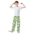 thumbnail image 3 of Cute Frog Cartoon Pajama Pants Soft Lightweight Lounge Pants Bottoms Sleep Pants Warm Comfy, 3 of 9