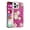 Hot Pink Pearl Flowers Perfume, variant on For Apple iPhone 14 Pro (6.1") Bling Clear Crystal 3D Full Diamonds Luxury Sparkle Rhinestone Hybrid Cover ,Xpm Phone Case [ Red Pearl Flowers Perfume ]