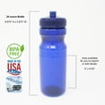 thumbnail image 3 of Rolling Sands BPA-Free 24 Fluid Ounce Navy Sports Water Bottles, Bulk 30 Pack, Made in USA, 3 of 9