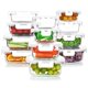 thumbnail image 1 of Juego de recipientes de vidrio para almacenamiento de alimentos KOMUEE, 24 piezas, color blanco, 1 of 6