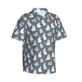 thumbnail image 2 of Daiia Cute Rabbit Hawaiian Shirt for Men Gentle Cotton Regular Short Sleeve Casual-3X-Large, 2 of 9