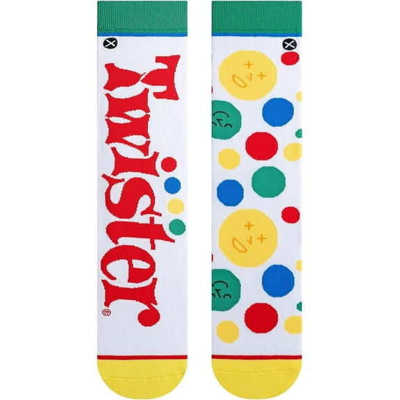 Twister Split Men's Crew Socks