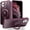 Wine Red, variant on for iPhone 12 Case & iPhone 12 Pro Case with Invisible  Ring Stand Translucent iPhone 12 & 12 Pro Phone Case 6.1" [Compatible with MagSafe][Great Grip Feeling], Black
