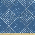 thumbnail image 1 of Abstract Fabric by the Yard, Simple Dots Rhombuses Inspired Pattern Calm Tones Illustration, Upholstery Fabric for Dining Chairs Home Decor Accents, Sea Blue and Pale Sky Blue by Ambesonne, 1 of 5