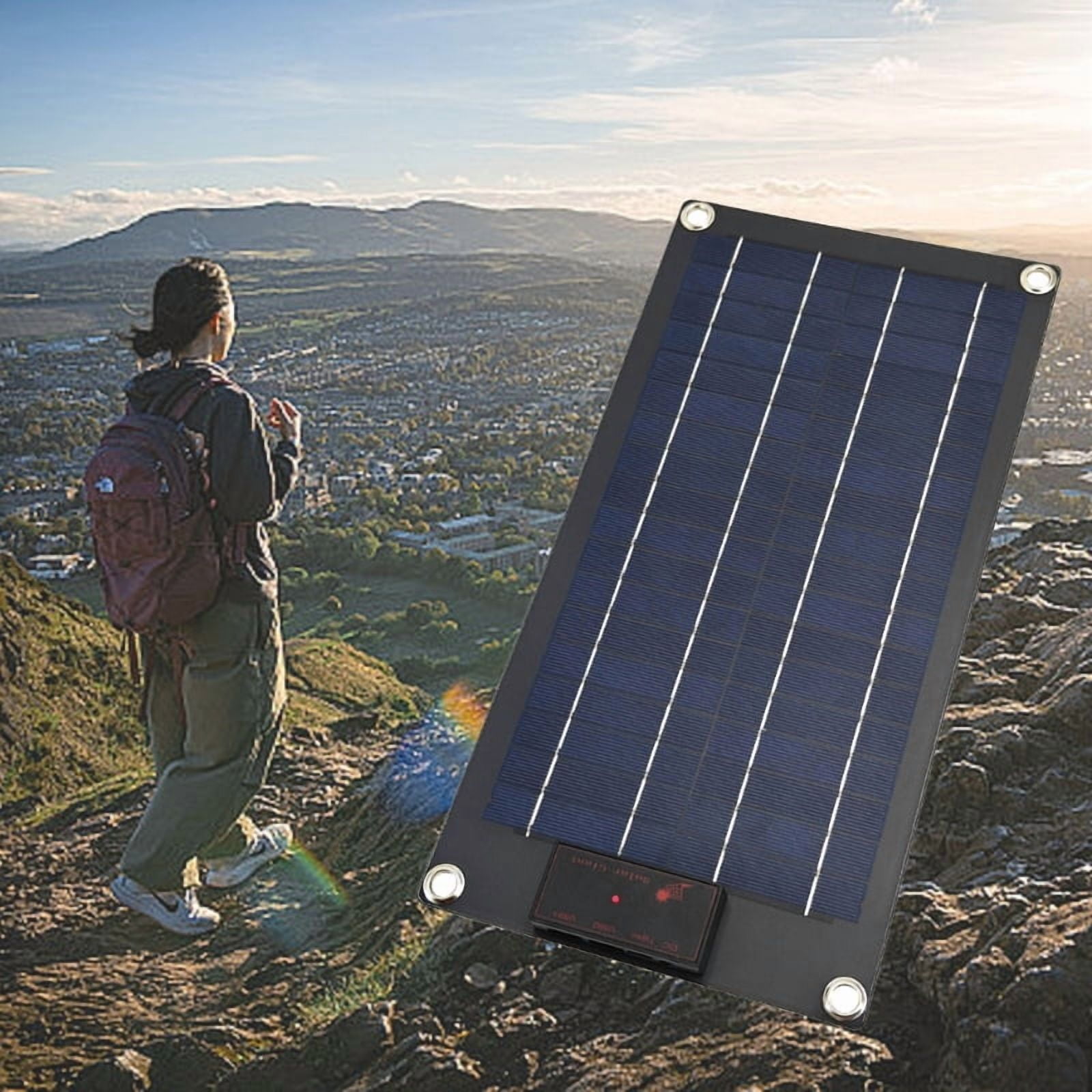 Multi Use 10W Solar Charging Panel with USB Connectivity Solar Charging Pad for Camping and Travel Solar Charger