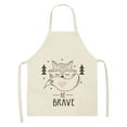 thumbnail image 2 of Dvkptbk Apron 1Pc Parent Adult The Family Kitchen Lovely Print Linen Family Aprons Kitchen Essentials, 2 of 2