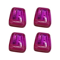 Qwtwty Office Products 2PCS Double Hole Pencil Sharpener with Cover Color Pencil Sharpener Portable Oval Manual Pencil Sharpener for Office Supplies