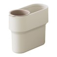 thumbnail image 4 of TISHITA Trash Can with Detachable Garbage Can Bucket Waste Basket Easy Waste Sorting Wastebasket for Table Entryway Bathroom White, 4 of 8
