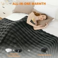 thumbnail image 7 of Huloretions Electric Blanket Queen/King Size,Heated Blanket with 6 Heat Levels & 10H Auto-Off,Thick Heating Blanket,Fast Heating Quilted Blanket for Bedroom Living Room, 7 of 7