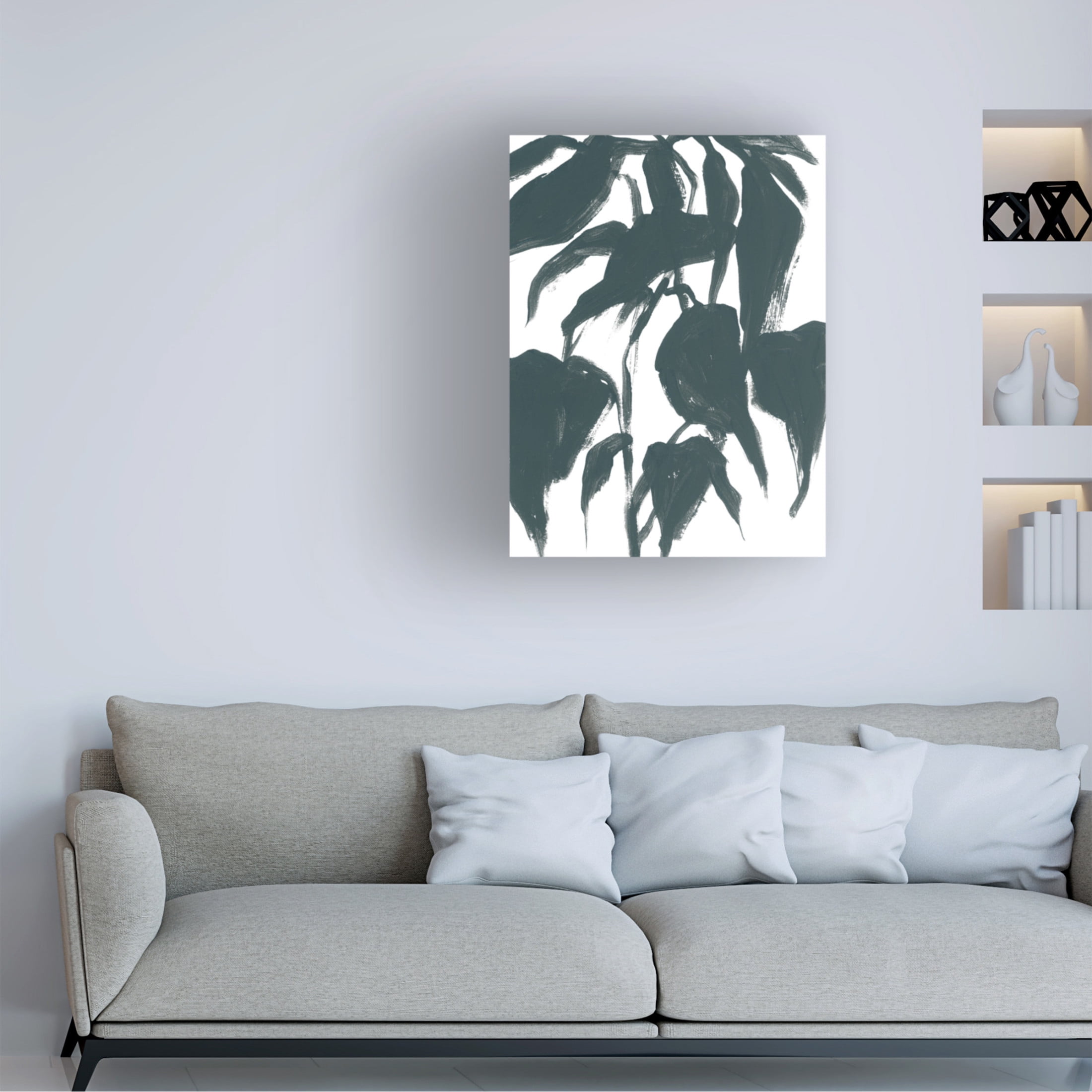 Trademark Fine Art June Erica Vess  Tropical Cameo I Canvas Wall Art