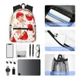 thumbnail image 6 of Easygdp Cute Mushroom Casual Laptop Backpack, Large Capacity Schoolpack for School, Travel, Business, 6 of 8