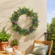 thumbnail image 1 of Yunuuuoa Winter Wreath Artificial Greenery Frosted Berries Decor for Front Door Wall Indoor Outdoor Holiday Christmas Home Decorations, 1 of 6