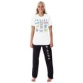 thumbnail image 5 of Friends TV Show Womens' Sayings Pivot Smelly Cat Sleep Pajama Set, 5 of 5