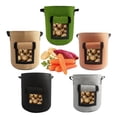 thumbnail image 4 of Potato Growing Bag Felt Thickened Planting Grow Pouch Garden Vegetables Planter Containers with Handles & Window, 4 of 8