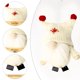 thumbnail image 1 of Adornos de muñeca sin rostro de Navidad Muñeco de peluche de elfo colgante con sombrero (Beige) Wdftyju Para estrenar, 1 of 9