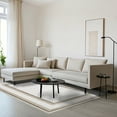 thumbnail image 4 of Cream Framed Area Rugs for Living Room Washable Rugs Boho Moroccan Area Rug Soft Neutral Geometric Bohemian Carpet Distressed Indoor Rug for Bedroom Dining Room Office Foldable Nonslip Rug, 4 of 9