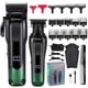 thumbnail image 1 of Set de cortapelos y recortadoras Hatteker Professional para hombre, 1 of 7