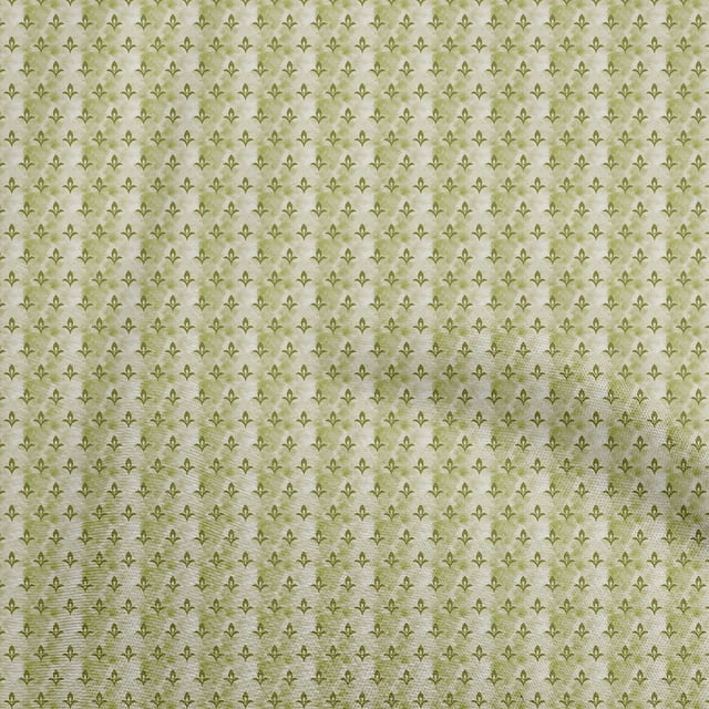 oneOone Cotton Flex Light Green Fabric Asian Geometric Sewing Craft Projects Fabric Prints By Yard 40 Inch Wide