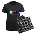 thumbnail image 5 of CafePress - Irish Australian Flags Pajamas - Women's Short Sleeve Print T-Shirt and Pants Dark Cotton Pajama Set, 5 of 7