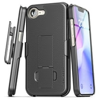 Encased DuraClip for iPhone 16e Belt Clip Case with Holster and Kickstand (Black)