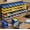 Blue+Yellow+Grey, variant on Wall Mounted Storage Bins, 30 Wall Mount Tool Organizer Bins Plastic Parts Rack Container