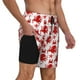 thumbnail image 2 of Balery Octopus Bañador para hombre, shorts de playa de secado rápido con entrepierna y forro de compresión-Small, 2 of 6