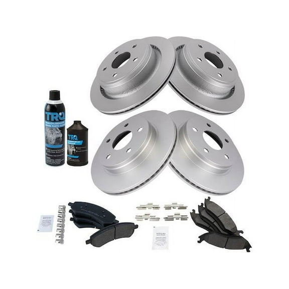 Front and Rear Brake Pad and Rotor Kit - Compatible with 2019 Ram 1500 Classic