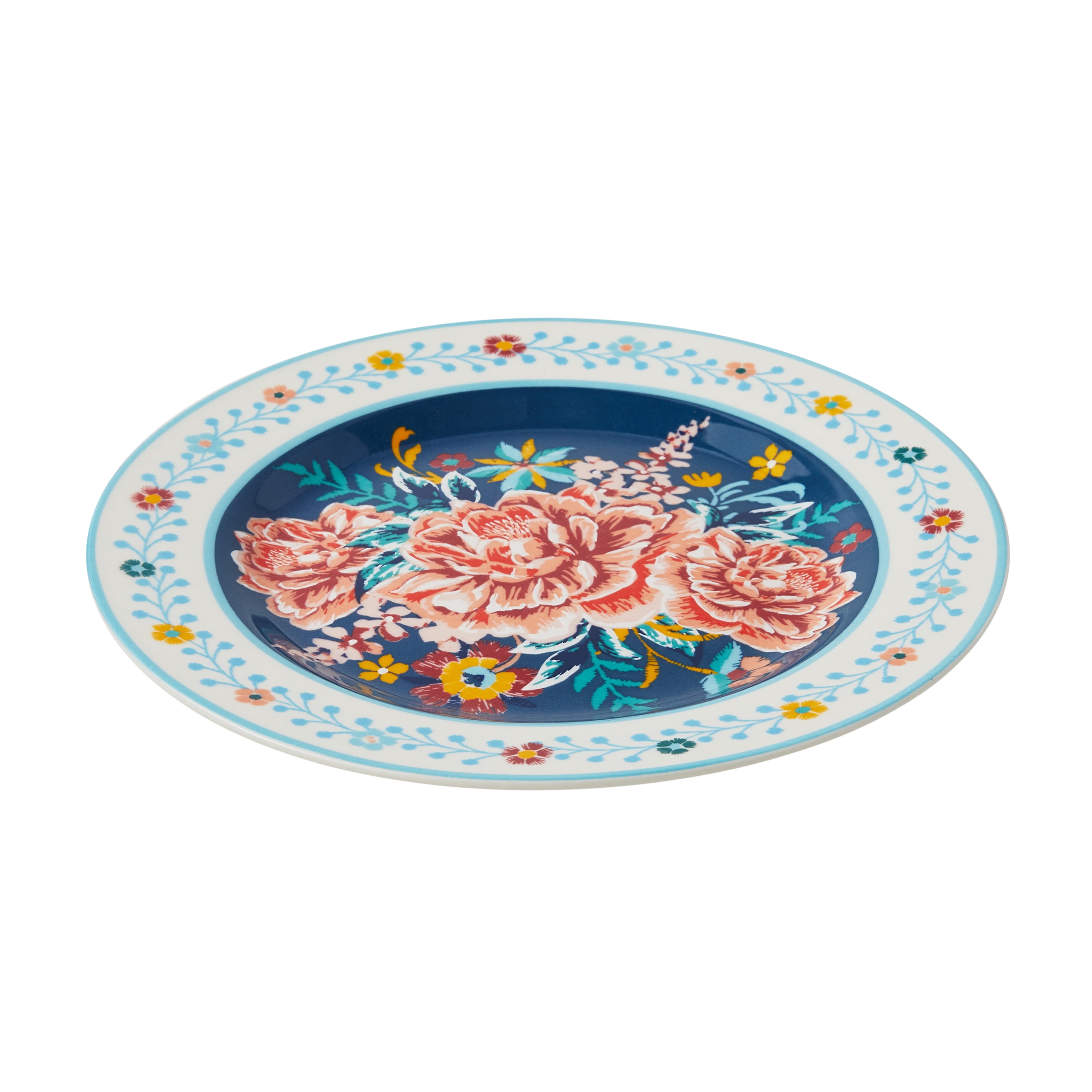 The Pioneer Woman Keepsake Floral Stoneware Salad Plate