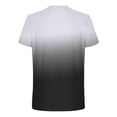 thumbnail image 3 of Styesk T-Shirts pour Homme Hommes Imprimé Col Rond Décontracté Mode Manches Courtes Chemisiers Col Rond Chemises, 3 of 4