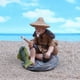 thumbnail image 4 of Estatua de Resina Perfecl 2x Personajes Hogar Jardín Piscina Decoración Escritorio Adorno, 4 of 8