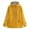 Yellow, variant on Womens Coats Outerwear Winter Women Casual Solid Jacket Outdoor Hooded Windproof Loose Coat