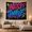 Next Wave, variant on "Good Vibe Crew" Graffiti Text with Black Background and Urban Accents, Energetic Psychedelic for Music Lovers, Urban Wall Art Decor Birthday Gift Tapestry Wall Hanging for Bedroom and Dorm