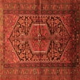 thumbnail image 1 of Ahgly Company Indoor Square Persian Orange Traditional Area Rugs, 8' Square, 1 of 1