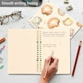 thumbnail image 4 of FORMRS 1-Subject Spiral Notebook 8" x 5" College Ruled 60 Refillable Sheet, 2 Pack, Beige Seashell, 4 of 7