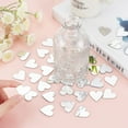 thumbnail image 4 of 200pcs Heart Mosaic Mirror 0.9 Inch Decorative Acrylic Mirror Adhesive Craft Mini Mirror Tiles Small Wall Mirror for Arts Crafts Photo Props Valentine's Day Bathroom Home Decor, 4 of 6