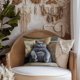 thumbnail image 4 of 17.72 Inches Quirky Cats Pillow Cover Cushion Cover Sofa Living Room Decorative Pillow Cover Decorations, 4 of 6