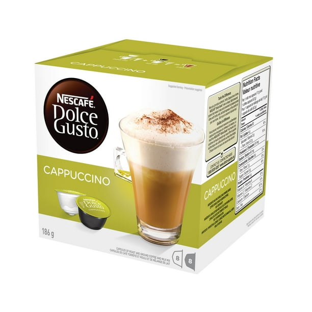 Nescafé Dolce Gusto Coffee Capsules – Cappuccino PODS, 16 pods - Walmart.ca