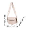 thumbnail image 2 of HUISZJ Crossbody Bag Sling Shoulder Bag, Fanny Packs with Adjustable, Sling Bag Sling Shoulder Bag Wallet for Women (Beige), 2 of 10