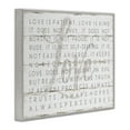 thumbnail image 3 of The Stupell Home Decor Love Is Patient Grey on White Planked Look Gray Framed Texturized Art, 3 of 9