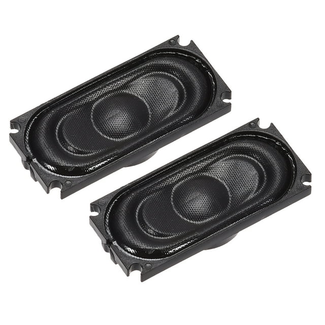 1W 8 Ohm, Altavoz Magnético DIY 16mm x 36mm Forma Cuadrada Reemplazo de Altavoz para Laptop 2pcs