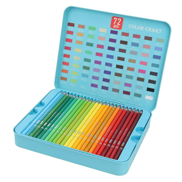 Oily Color Pencil,72 Colored Pencils Professional Colored Pencils Polychromos Colored Pencils Enhanced Features