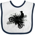 thumbnail image 3 of Inktastic Motocross Dirt Biking Bmx Boys or Girls Baby Bib, 3 of 4