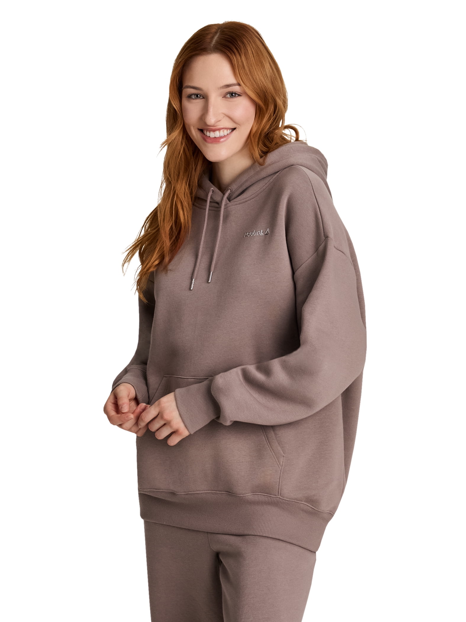 Reebok Women's and Women's Plus Game Day Fleece Oversize Hoodie, Sizes XS-4X
