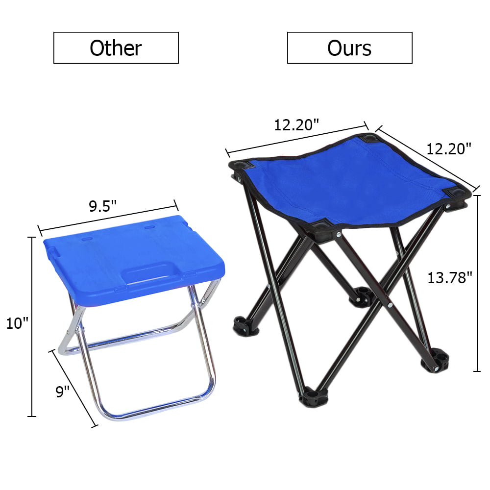 Multi Function Rolling Blue Cooler Picnic Camping w/ Table & 2 Chairs Blue Outdoor 