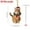 Brown, variant on ChicYu 3.15in Christmas Cats Hanging Ornament Cute Festive Design Lightweight Easy to Hang for Christmas Tree Wreath Holiday Decor Keepsake